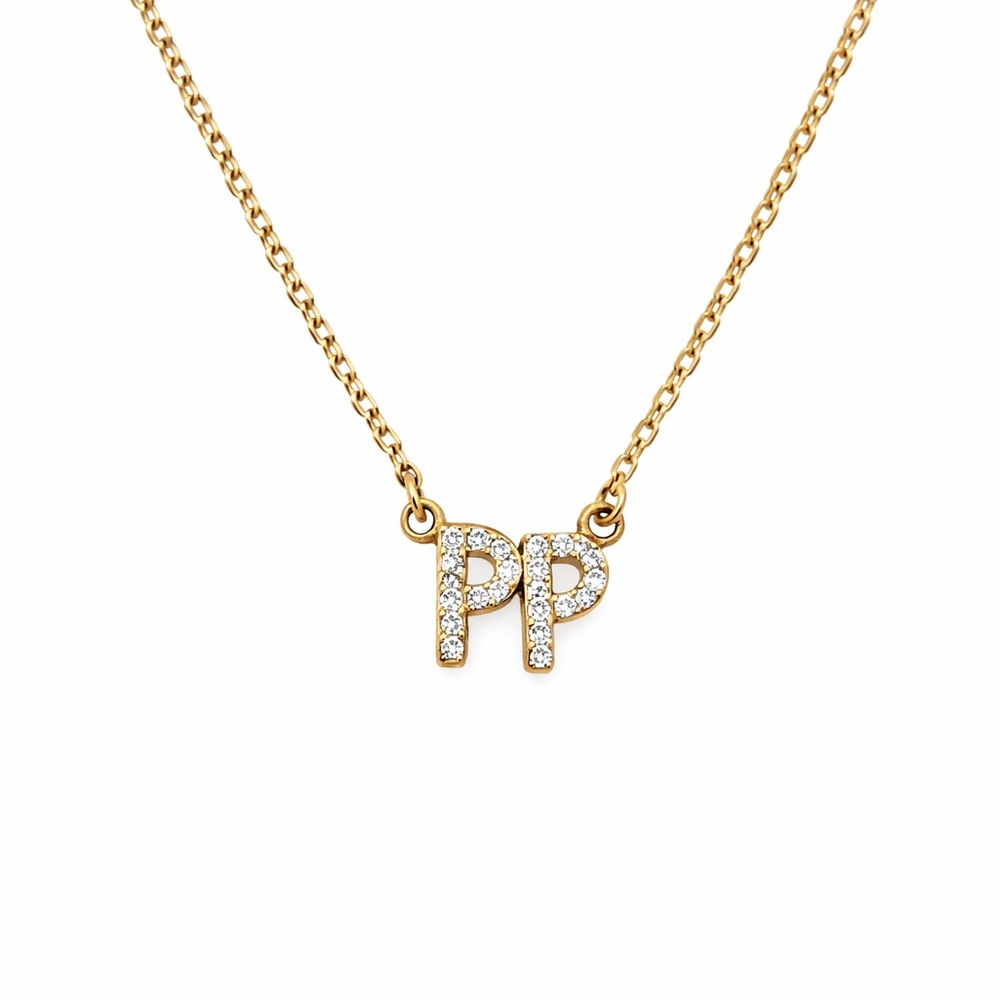 Gold Initial Necklace